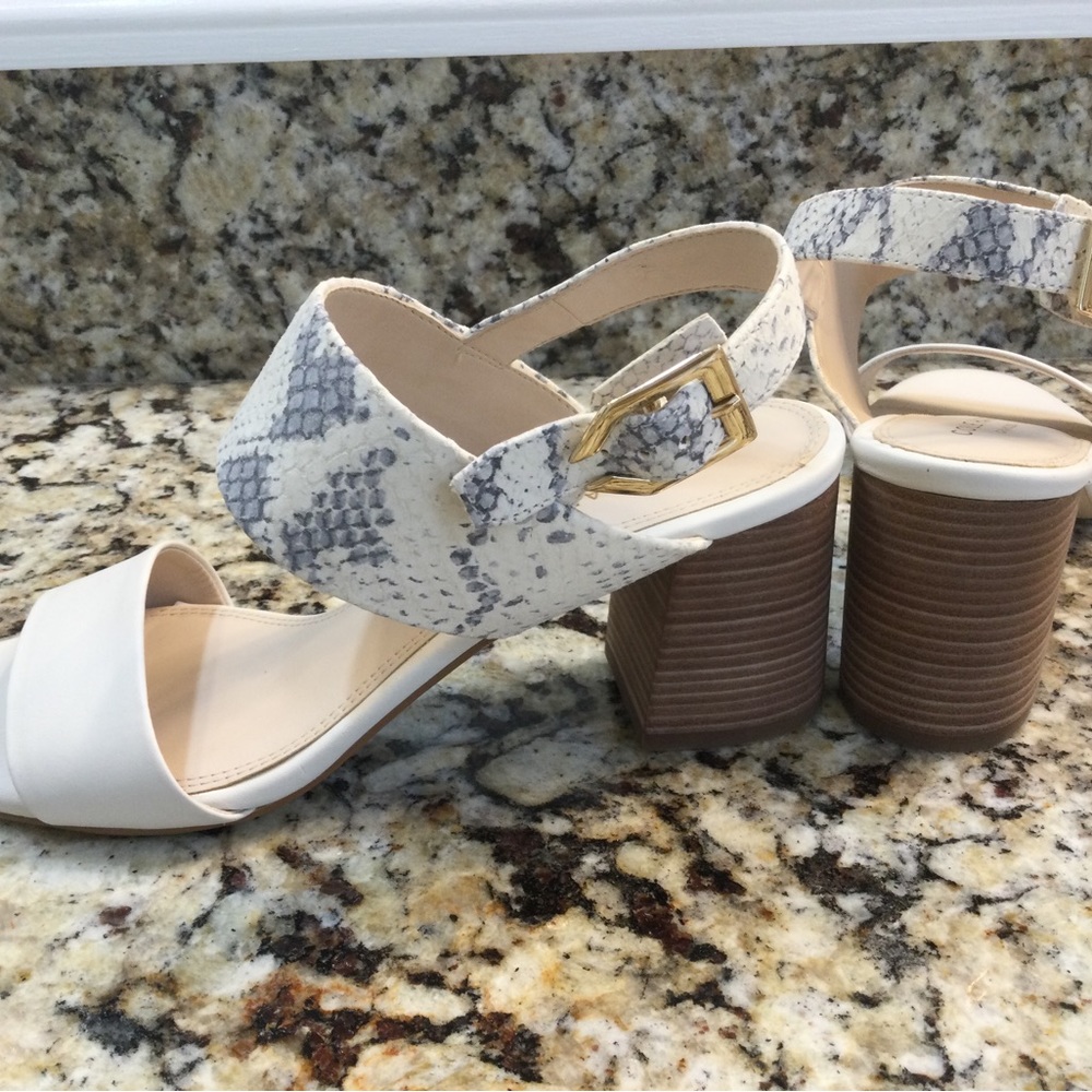 NEW-Cole Haan- Snakeskin/Leather Sandal